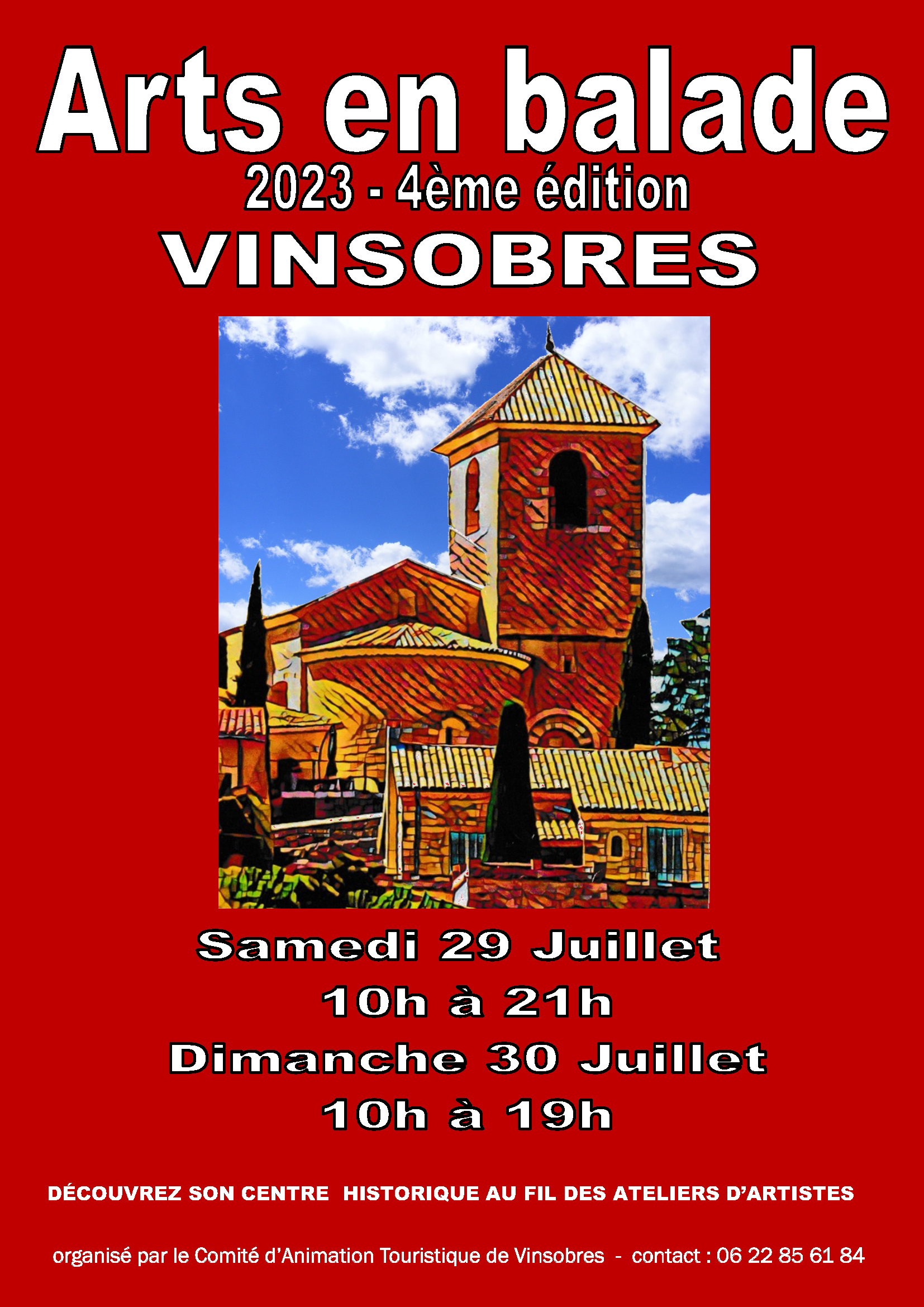 Manifestation artistique à Vinsobres, édition 2023